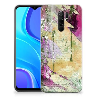 Smartphone hoesje Xiaomi Redmi 9 Letter Painting Smartphone hoesje Xiaomi Redmi 9 Letter Painting