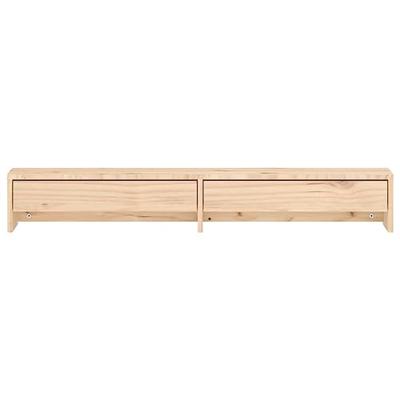 VidaXL Monitorstandaard 100x27x15 cm massief grenenhout VidaXL Monitorstandaard 100x27x15 cm massief grenenhout