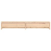 Monitorstandaard 100x27x15 cm massief grenenhout - thumbnail