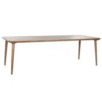 Eettafel Home ESPRIT Lichtbruin Acacia 250 x 100 x 77 cm - thumbnail
