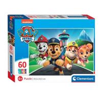 Clementoni legpuzzel super color paw patrol, 60st. - thumbnail