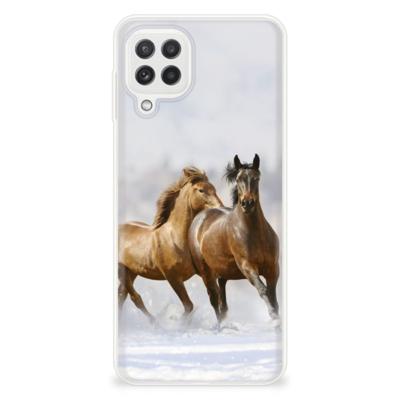 Samsung Galaxy A22 4G | M22 | TPU Hoesje | Paarden Samsung Galaxy A22 4G | M22 | TPU Hoesje | Paarden