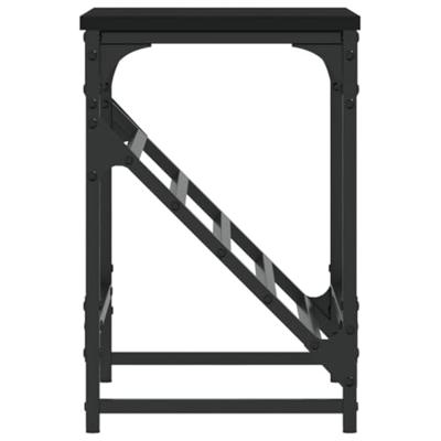 VidaXL Schoenenrek 60x30x45 cm bewerkt hout zwart