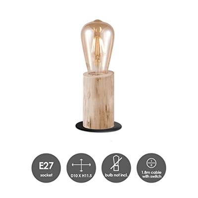 Home sweet home billy tafellamp small houten tak