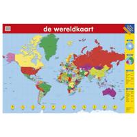 Deltas Educatieve poster - de wereldkaart - thumbnail