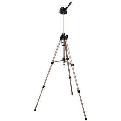 Hama Tripod 1/4 inch Werkhoogte: 64 - 160 cm Champagne Incl. tas, Waterpas