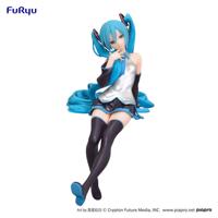 Hatsune Miku Noodle Stopper PVC Statue Kuroboshi Kouhaku Ver. (re-run) 14 cm - thumbnail