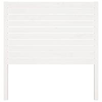 Hoofdbord 96x4x100 cm massief grenenhout wit - thumbnail