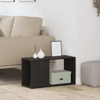 Tv-meubel 60x24x32 cm spaanplaat zwart eikenkleurig - thumbnail
