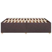 Bedframe zonder matras stof donkerbruin 180x200 cm - thumbnail