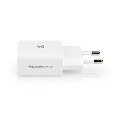 Nedis WCHAL242AWT Thuislader 2,4 A Losse Kabel Lightning Mfi-gecertificeerd Wit - thumbnail