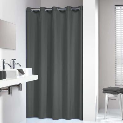 Douchegordijn Sealskin Coloris Polyester / katoen 180x200 Grijs Douchegordijn Sealskin Coloris Polyester / katoen 180x200 Grijs