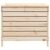 Tuinvoetenbank 62x63,5x53,5 cm massief grenenhout - thumbnail