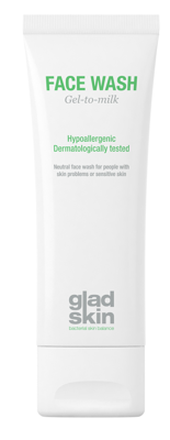Gladskin Face wash gel to milk 75 Milliliter