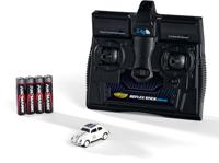 Carson Modellsport 500504153 VW Beetle Rallye 1:87 RC auto Elektro Straatmodel Incl. accu, oplader en batterijen voor de zender - thumbnail