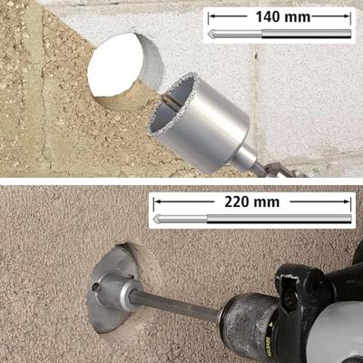 Wolfcraft Gatenzaagset | HM | Ø33, Ø53, Ø68 mm | 5-delig - 1003000 Wolfcraft Gatenzaagset | HM | Ø33, Ø53, Ø68 mm | 5-delig - 1003000