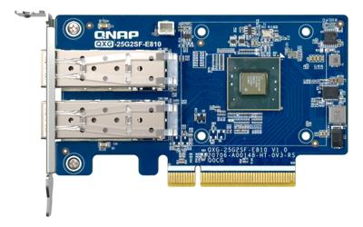 QNAP Dual-port SFP28 25GbE NE card