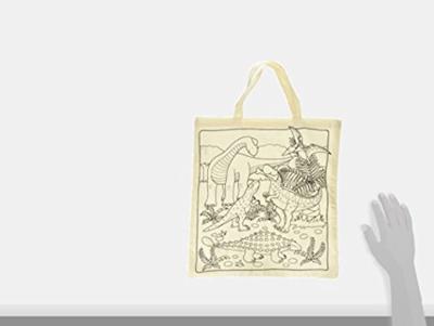 Goki katoenen tas - dinosaurus