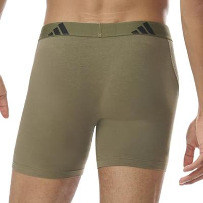 Adidas Boxershorts flex cotton lang 3-pack multi