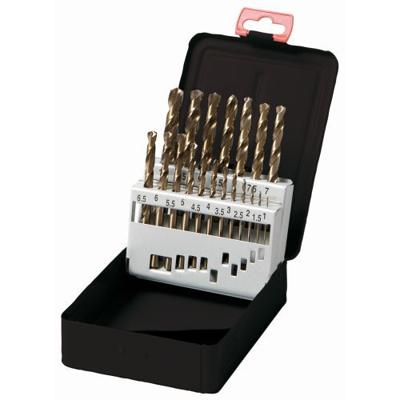 Labor Spiraalborenset | DIN338 HSS-Co 5% | 19 delig | 1-10mm x 0.5mm. - KA012190 Labor Spiraalborenset | DIN338 HSS-Co 5% | 19 delig | 1-10mm x 0.5mm. - KA012190