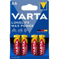 Varta LONGLIFE Max Power AA Bli 4 AA batterij (penlite) Alkaline 2900 mAh 1.5 V 4 stuk(s) - thumbnail