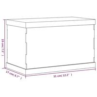 Vitrine transparant 31x17x19 cm acryl - thumbnail