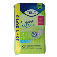 Tena Discreet ultra pads mini 24 Stuks - thumbnail