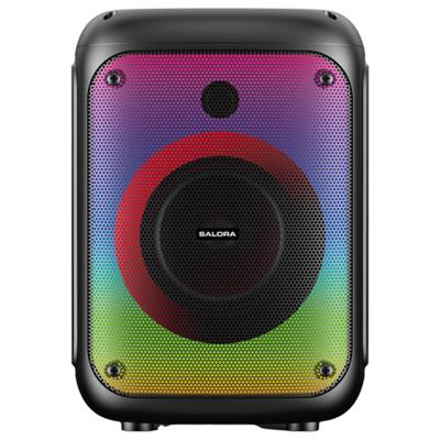 Salora S1 Party Speaker + LED Zwart
