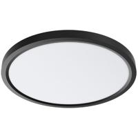LED Plafondlamp - Brinton Jin - 36W 3960lm - 830 Warm Wit 3000K - Ø400 mm - Opbouw - Rond - Zwart - thumbnail