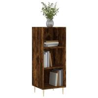 Dressoir 34,5x32,5x90 cm bewerkt hout gerookt eikenkleurig - thumbnail