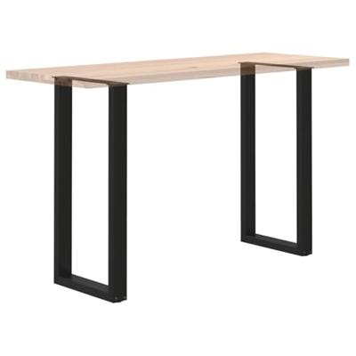Bartafelpoten 2 st U-vormig 40x(100-101) cm staal zwart