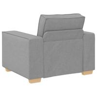 Sofa Stoel Wolk Grijs 60 cm Stof - thumbnail