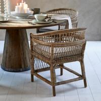 Rivièra Maison Eetkamerstoel 'Victoria Falls' Rattan, kleur Naturel - thumbnail