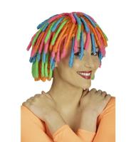 Party Pruik Rastagirl Rainbow Multikleur - thumbnail