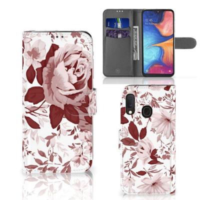 Hoesje Samsung Galaxy A20e Watercolor Flowers Hoesje Samsung Galaxy A20e Watercolor Flowers