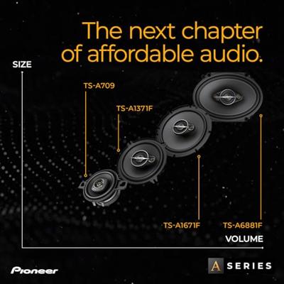 Pioneer TS-A1371F 3-weg coaxiale autoluidsprekers - 13 cm - 300 W max - 50 W RMS