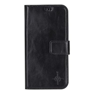 NorthLife iPhone 16 Pro - Leren Afneembare 2-in-1 bookcase telefoonhoes - Zwart