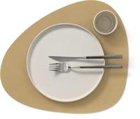 LIND DNA - Dinner Mat Curve - Placemat 37x44 cm Nupo Khaki - thumbnail
