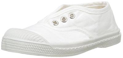 Katoenen tennisschoenen voor kinderen met vetersluiting Elly BENSIMON® wit