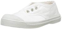 Katoenen tennisschoenen voor kinderen met vetersluiting Elly BENSIMON® wit - thumbnail