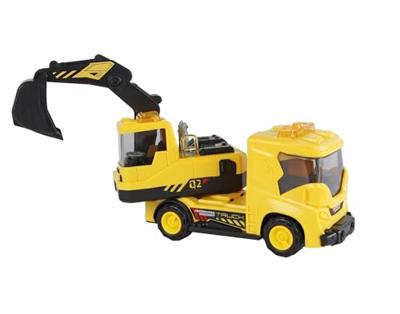 2-Play werkvoertuig graafmachine frictie met licht en geluid