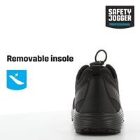 Oxypas superlichte sneaker James | Zwart | Maat 42 - 00,154,166,42 - thumbnail