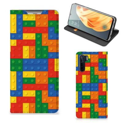 OPPO Reno3 | A91 | Hoesje met Magneet | Blokken OPPO Reno3 | A91 | Hoesje met Magneet | Blokken