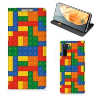 OPPO Reno3 | A91 | Hoesje met Magneet | Blokken - thumbnail