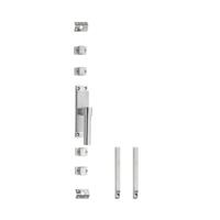 Intersteel krukespagnolet rechts L-recht incl. stangenset - RVS - thumbnail