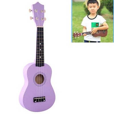 HM100 21 inch Basswood Ukulele kinderen verlichting muziekinstrument (paars)