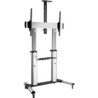 Equip 650605 100 Portable flat panel floor stand Aluminium flat panel vloer standaard - thumbnail