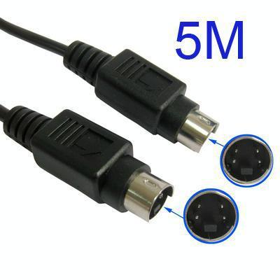 4 Pin S-Video kabel, Kabel lengte: 5 meter