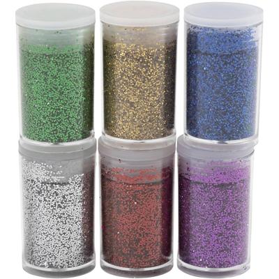 Creativ Company Bio sparkles, diverse kleuren, 6x7 ml/ 1 doos Creativ Company Bio sparkles, diverse kleuren, 6x7 ml/ 1 doos