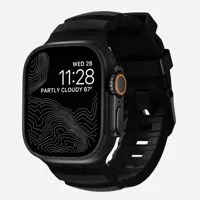 Nomad Rocky Point horlogeband / zwart hardware 45/46/49mm - Carbon Black - thumbnail
